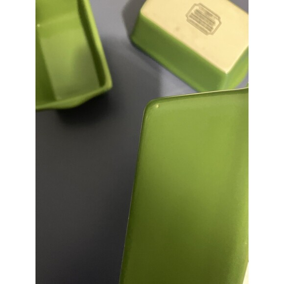 3 "Celebrate It "Ceramic Bakeware Dishes Loaf Pans Autumn Green Decor Holiday - Picture 13 of 13